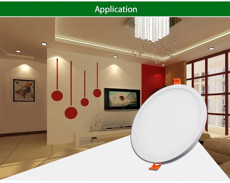 Narrow Frame Led Panel Downlight Dimmable 6w 12w 18w 24w Round Square Ultra Thin Led down light Cold /Warm White Indoor Lighting