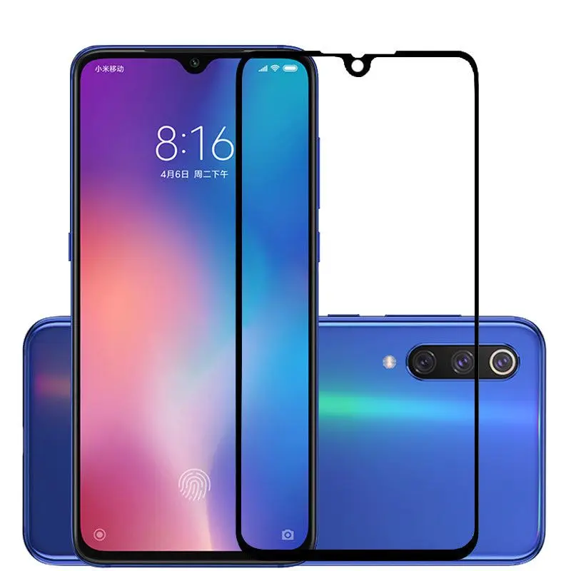 10 шт./лот 3D закаленное стекло для Xiaomi Mi 9 полное покрытие защитная пленка Защита