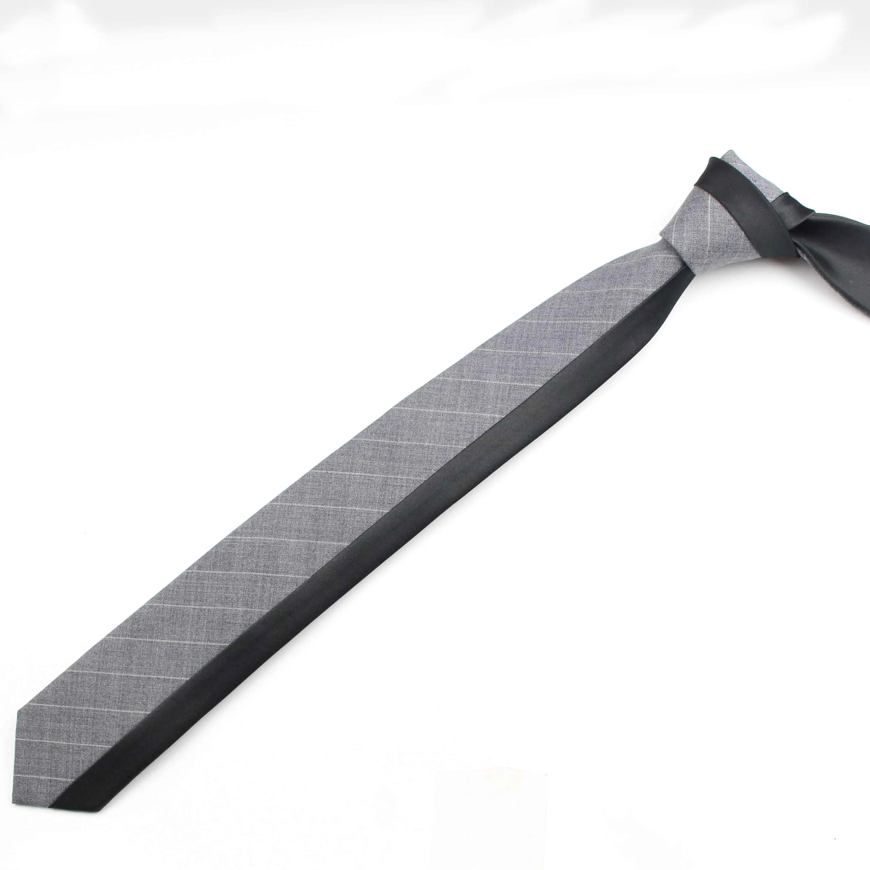 Коммерческий роскошный галстук из шерсти, классический цвет, черный, серый, мужской модный галстук, дизайнерские стильные галстуки ручной работы в европейском стиле - Цвет: 37