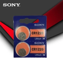 2 шт. sony CR1220 кнопочный Аккумулятор для часов Автомобильный Дистанционный ключ cr 1220 ECR1220 GPCR1220 3v литиевая батарея