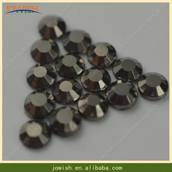 

Promotion ! 100gross / bag ss 20 Korean Jet Hematite Hot fix flatback Glass Strass Hotfix Rhinestones for grment accessaries