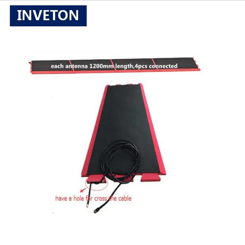 

4pcs/lot compatible impinj speedway r420/ Motorolla reader PR-TNC uhf rfid antenna floor mat high gain 10dbi with free shoes tag