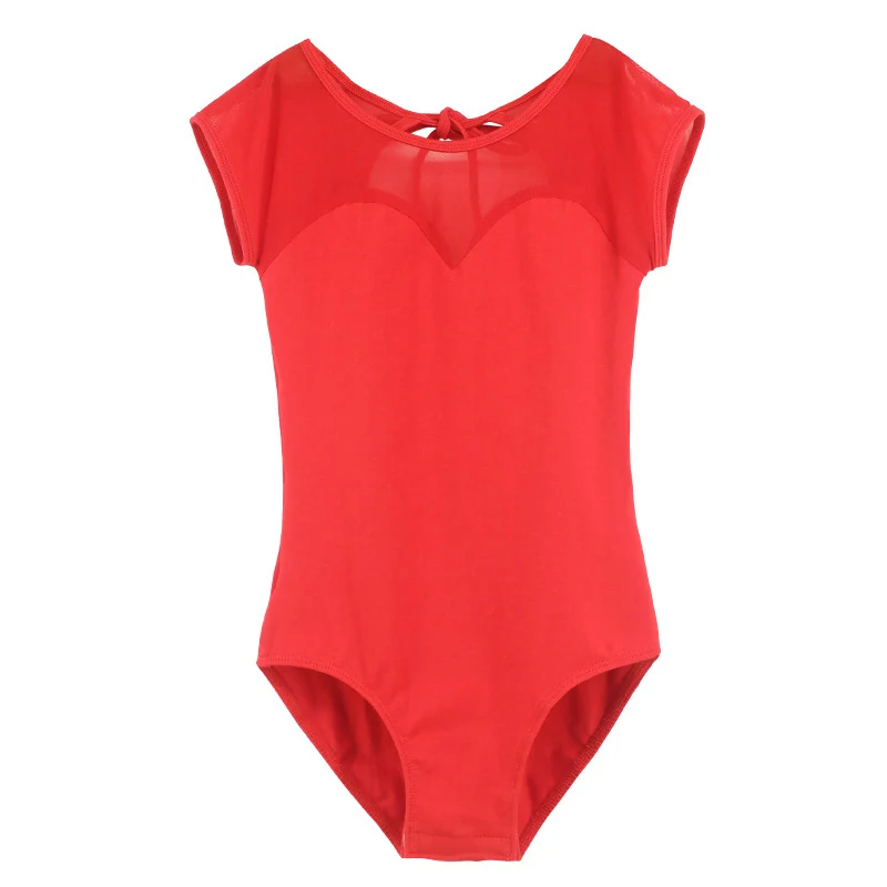 

Dance Clothes Children'S Ballet Exercise Clothes Back Soft Net Jumpsuit Girls Performance Clothing Costumes