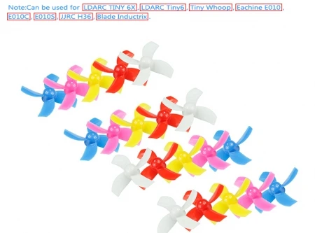 10 пар LDARC 31 мм 4 пропеллера для TINY6 6X JJRC H36 E010 матовый FPV гоночный Дрон Квадрокоптер RC