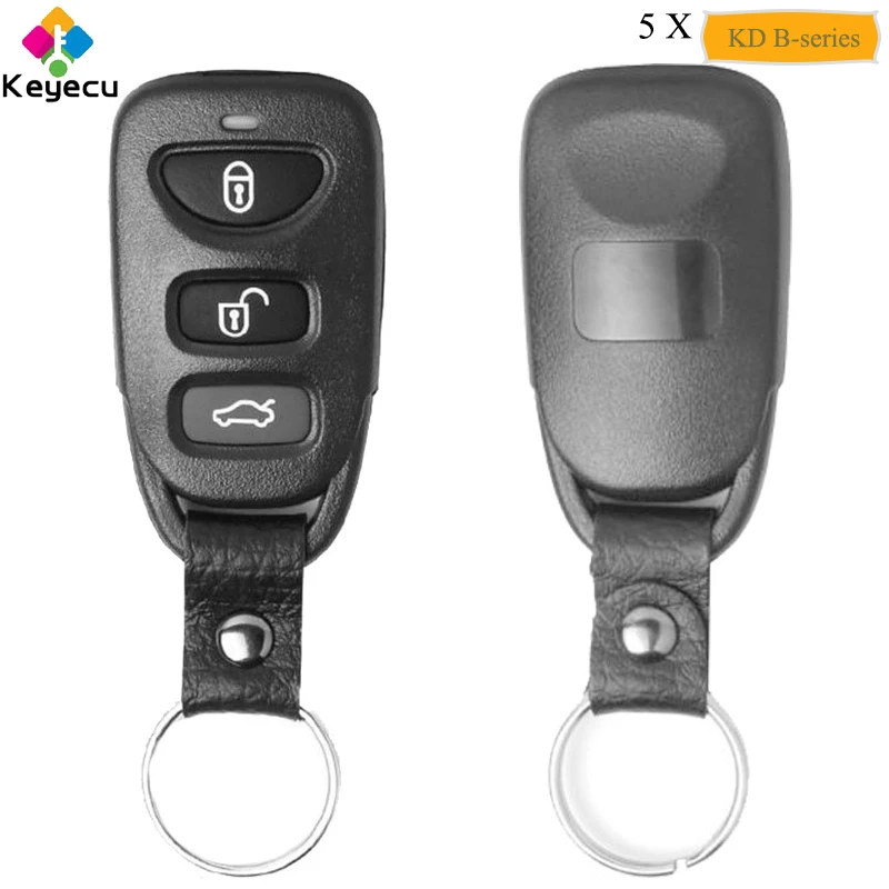 KEYECU 5 шт./лот KEYDIY Универсальные пульты для ключей-3 кнопки/B-Series-FOB KD900 + _ FCC ID: B09-3 или
