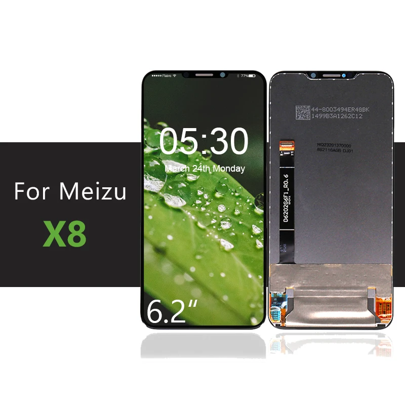 Для Meizu X8 LCD + кодирующий преобразователь сенсорного экрана в сборе экран для 100%