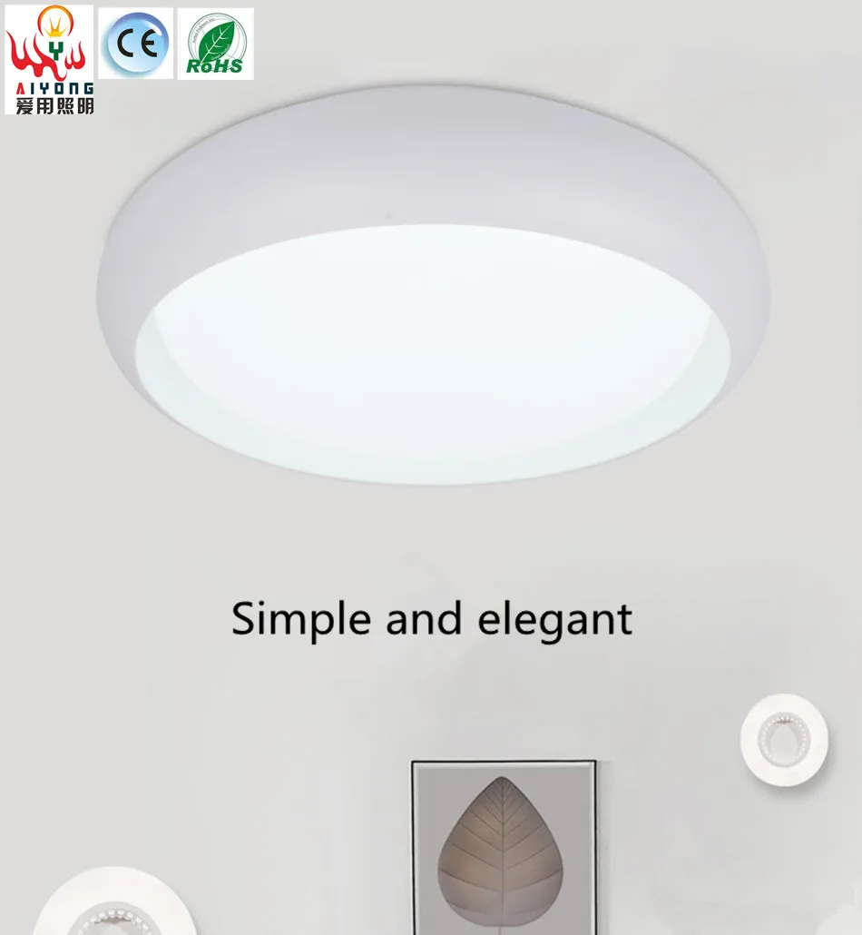 Dimming led round ceiling lamp modern minimalist living room balcony