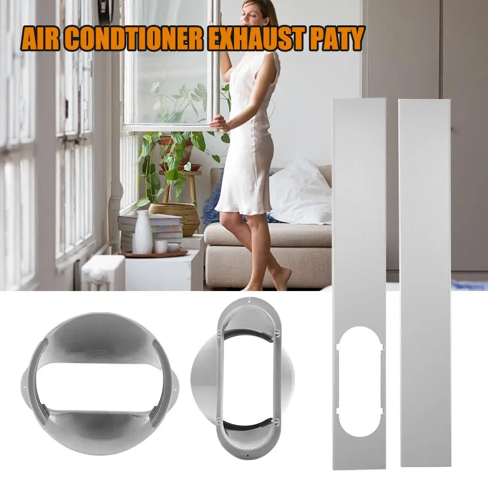 

2Pcs Window Slide Kit Plate/6'' Window Adaptor For Portable Air Conditioner AU