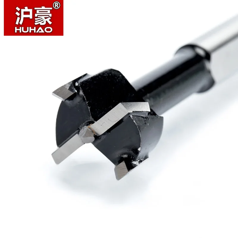 HUHAO 1pc Wood Drill Bit 70mm Length Router Bit Dia. 19mm-35mm Row Drilling for Boring Machine Drills For Wood Carbide Endmill