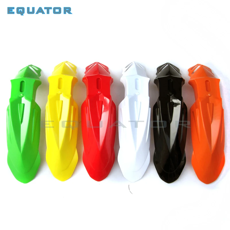 

motorcycle Parts Plastic Black Front Fenders Supermoto Evo For dirt pit bike KX DRZ CRF KTM YZF WR DRZ400 RMX250 DT125 200