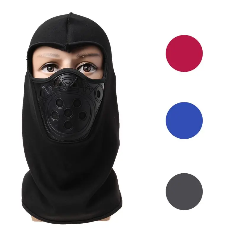

Cycling Face Mask Fleece Warm Winter Windproof Dustproof Protector Neck Helmet Outdoor Sports Riding Women Men Cover W20