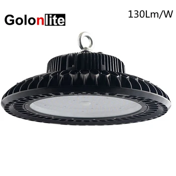 

Golonlite high bay LED industrial light 150W 100W 200W 240W 60W 130Lm/W Meanwell driver 100-277VAC CE waterproof white 5000K