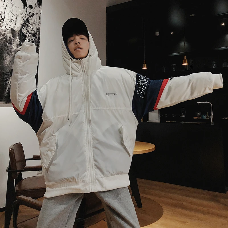 Mode Épais L013 My6688 Et Lâche Hommes My6688 2018 Parkas À Green D'hiver De Capuche Grande Taille Chaud Doudoune Lambrissés Pull Coton Nouveau Yasuguoji white fvIY76ybgm