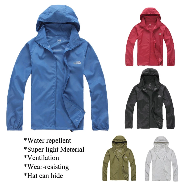 

NEW OutdoorClothing Movement Jackets Skin Windbreaker Speed Drying Sun Protection Clothing Hiking Jacket 6 Colors M-3XL