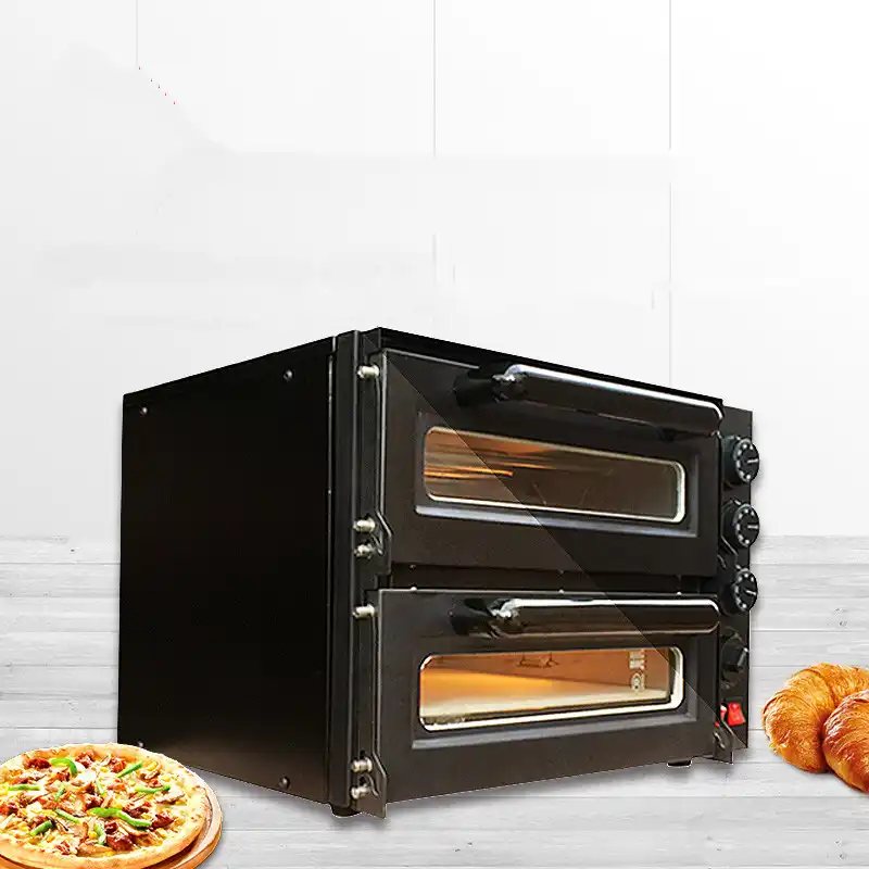 Horno de pizza 2KW horno de pizza horno de llama pastel de llama horno de pastel de acero inoxidable