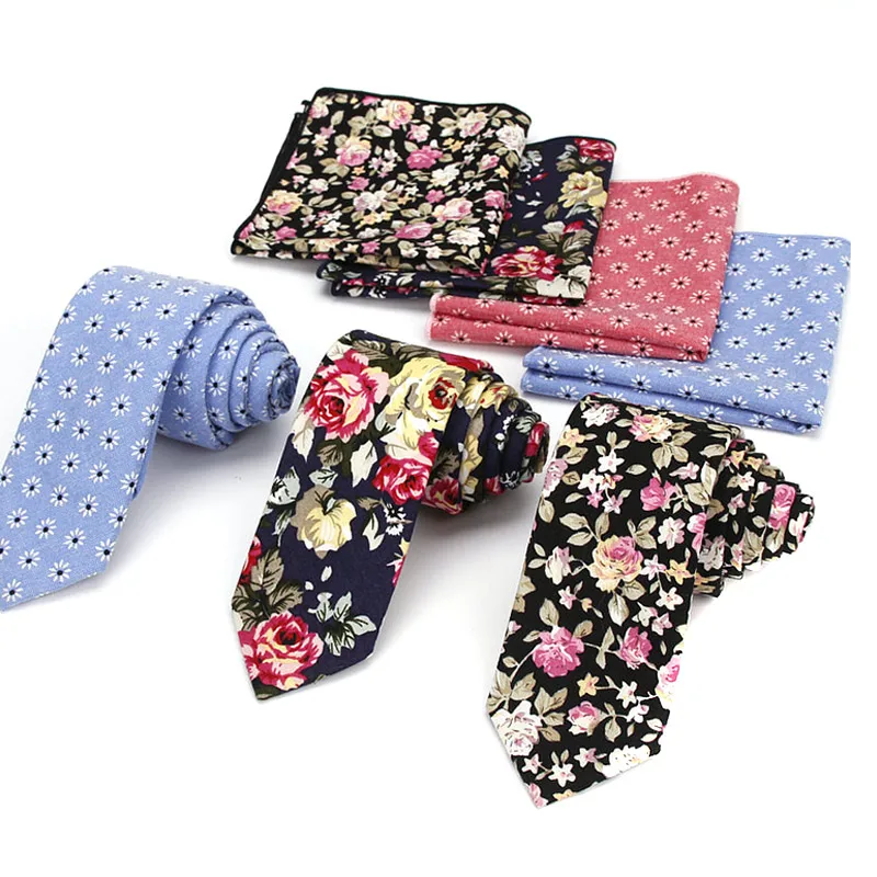  3 Pcs/Set Men NeckTie Set Bowtie Slim Necktie Skinny Narrow Tie Pocket Square Handkerchief Suit Set