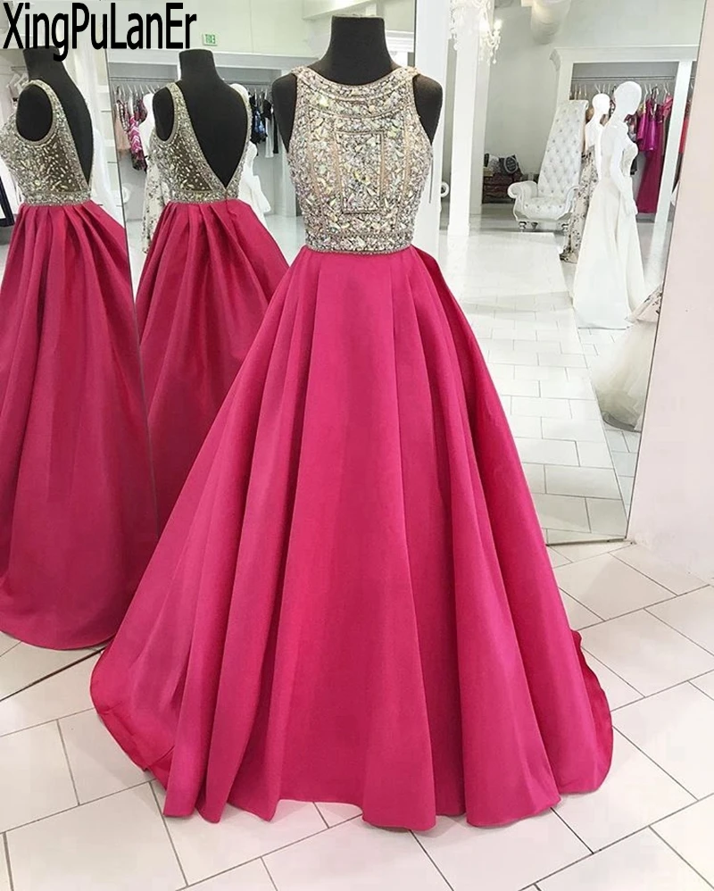 pink silver dress