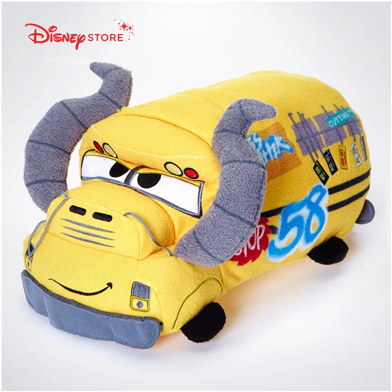 디즈니 핫 세일 픽사 자동차 30 cm 뉴 역할 미스 프리터 조명 맥퀸 잭슨 스톰 플러시 인형 완구 어린이를위한 새해 선물plush stuffedcars plush