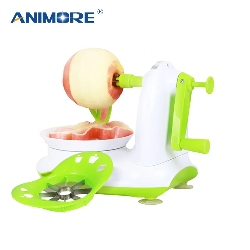 

ANAIMORE Multifunction Manual Peeler Vegetable Fruit Apple Pear Potato Peeler Peeling Portable Automatic Cutter Machine FP-08