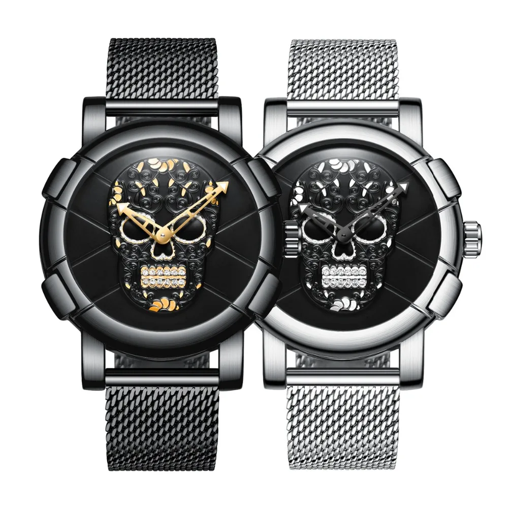 

Quartz Men's Wristwatches 30 Meter Life Waterproof Fashion Casual Decoration Pointer Stainless Steel Strap Cool Style Round