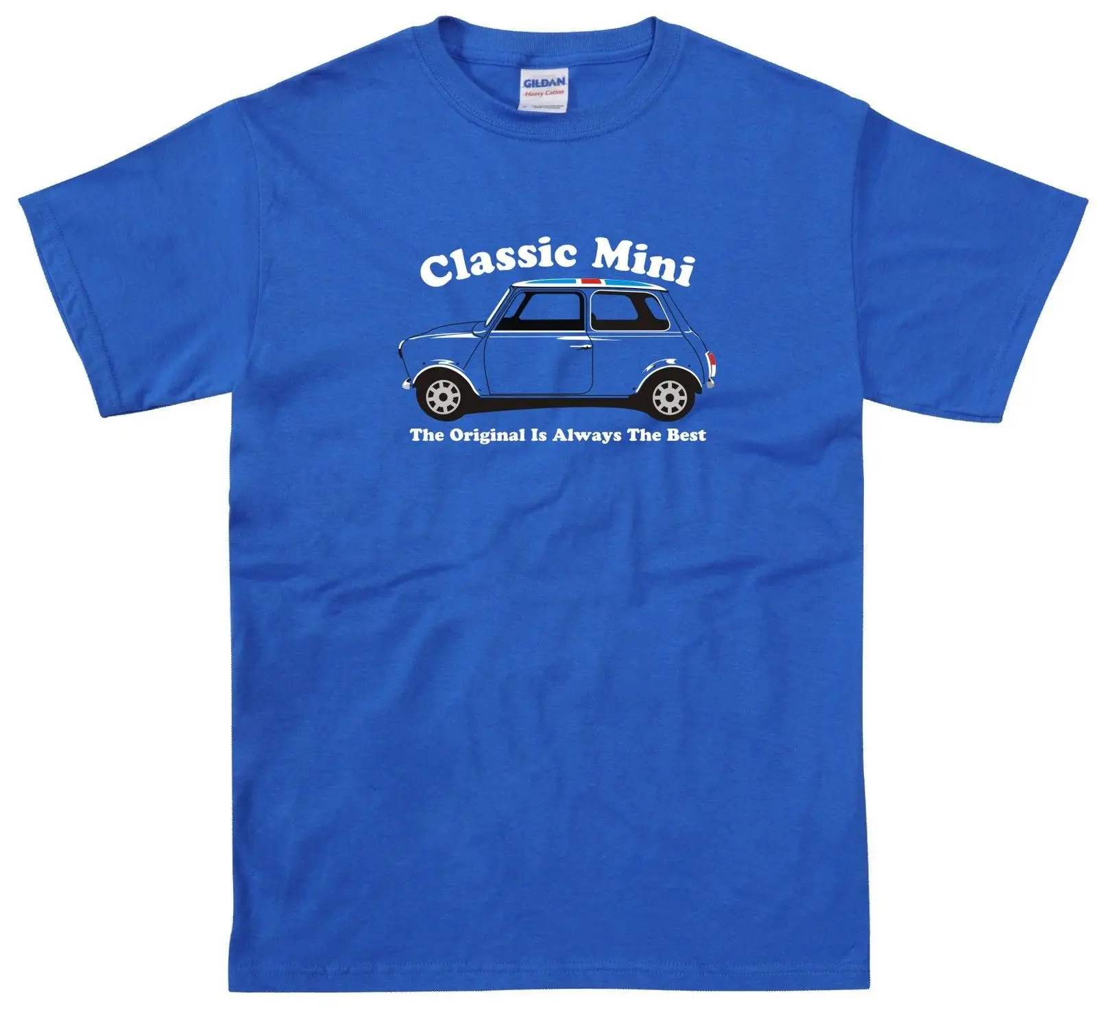 Мужские классические футболки Mini 1000 Cooper 60's ретро футболка с машинкой рубашка
