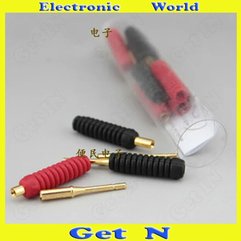 

10pcs-100pcs Monster Brand New Box Speaker Cable Pin Plug Audio Cable Pin Connectors