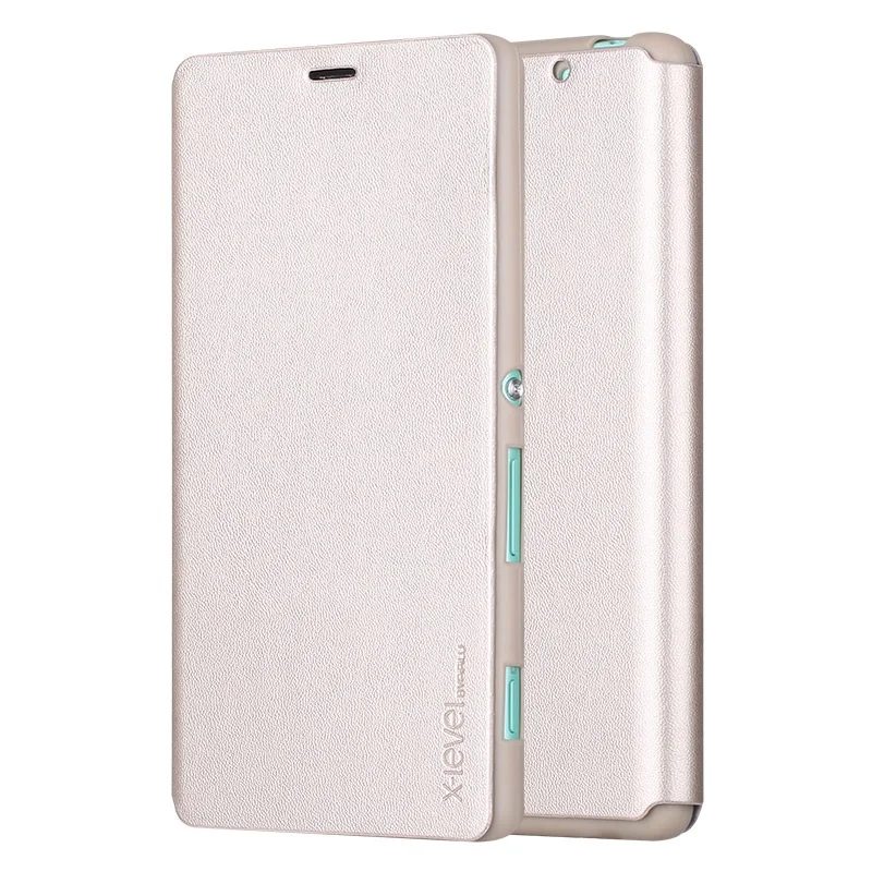 X LEVEL for Sony Xperia C4 E5303 E5306 E5353 Case Slim Folio Leather Phone Bag Case