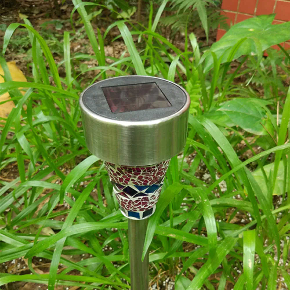 purple solar lights
