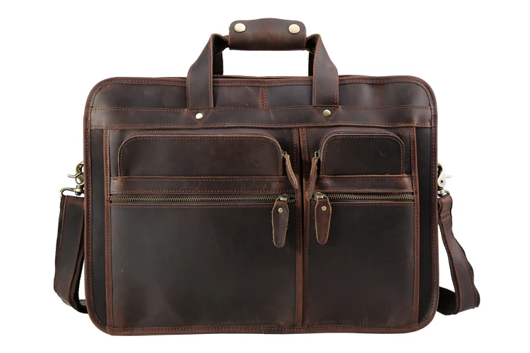 Woosir Leather Office Bags for Mens - Woosir