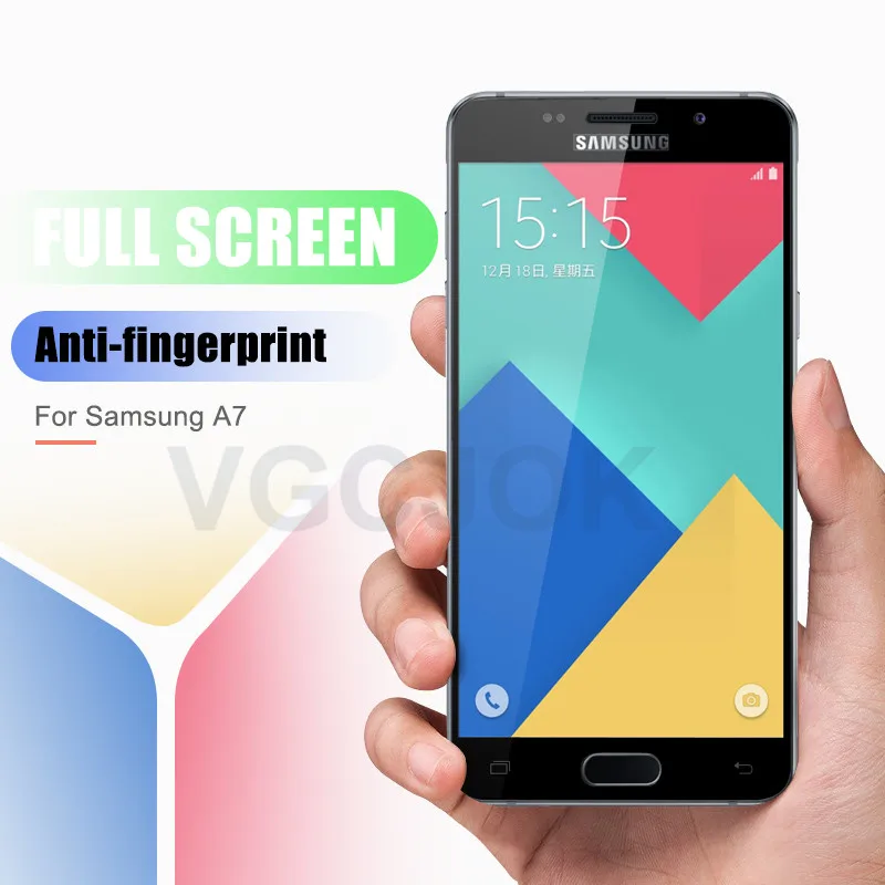 3D полное покрытие из закаленного стекла для samsung Galaxy A3 A5 A7 J3 J5 J7 S7 Защитная пленка для экрана