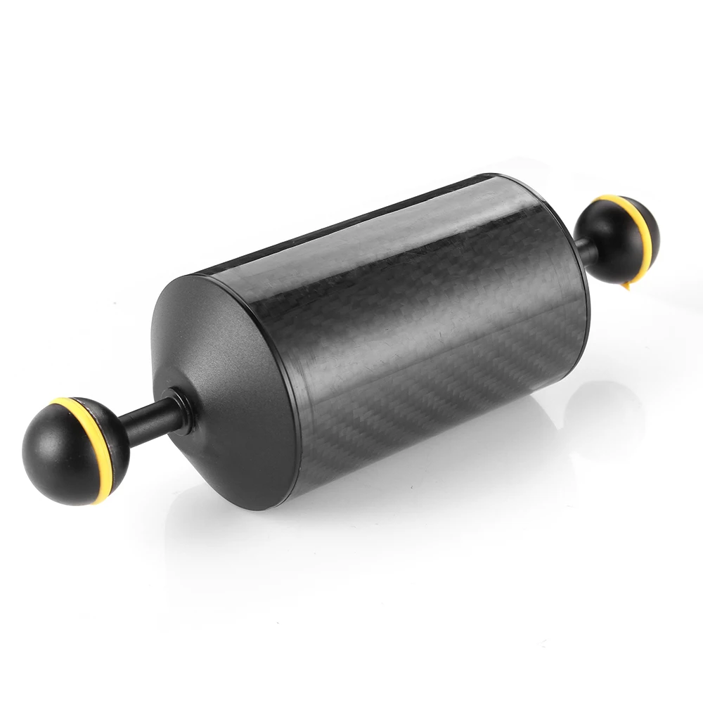 Prix pour 200mm 7.9 "En Fiber De Carbone Flotteur Flottabilité Aquatiques Bras Double Ballon Plongée Caméra Plateau Prix pour 200mm 7.9 "En Fiber De Carbone Flotteur Flottabilité Aquatiques Bras Double Ballon Plongée Caméra Plateau