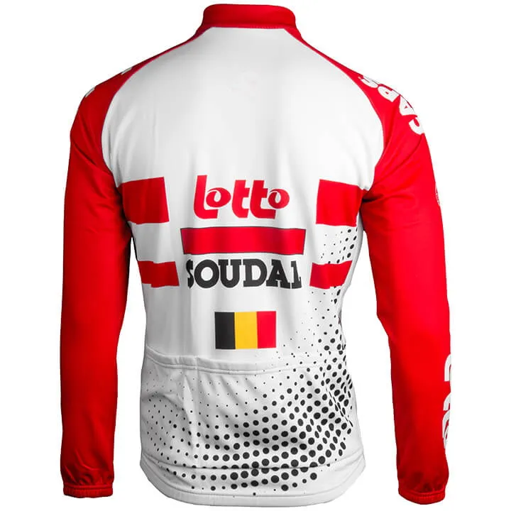 Весна Лето LOTTO SOUDAL PRO TEAM ONLY длинный рукав ROPA CICLISMO Велоспорт трикотаж велосипедная одежда Размер XS-4XL