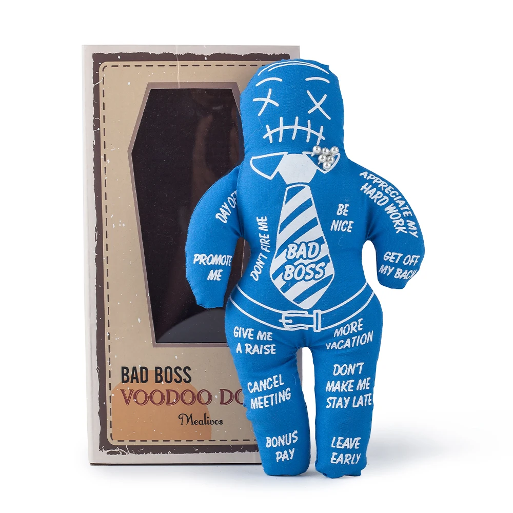 Mealivos кукла вуду, редуктор для снятия стресса, лучший подарок для розовых слонов, обмен плохим боссом, кукла вуду