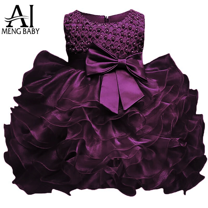 Ai Meng Baby Little Girl 1 Year Birthday Party Dress ...
