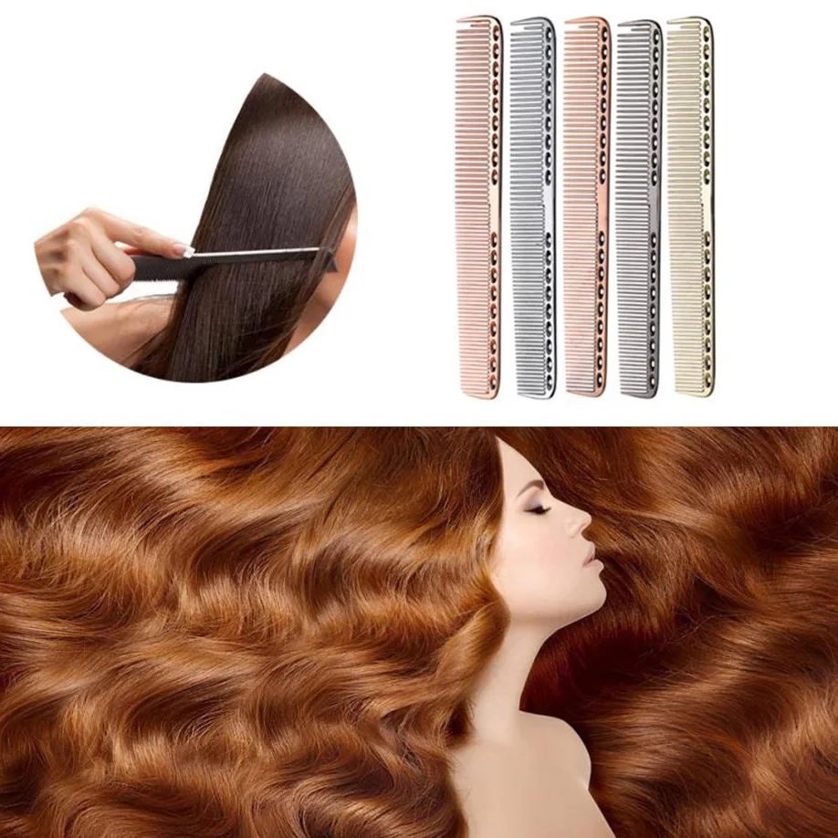 HOT High Quality Hair Combs Stainless Steel Professional Salon Hair