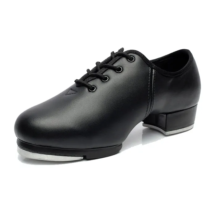 Kopen Sneaker Dance Volwassen Kant Stage Performance Koeienhuid Zachte Bodem Tap Schoenen Man Tap Sport Dansen Kinderen Mannelijke Dans Schoenen Mannen