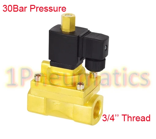 G3/4 ''нормально открытый 30Bar высокое электромагнитный нагнетательный клапан AC220V 1 шт.-5231020 K