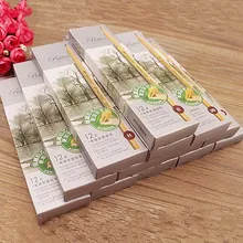 12 шт./лот экономичный Деревянный Рисунок карандаш для школы канцелярские и офиса и Книги по искусству рисунок, qb00020