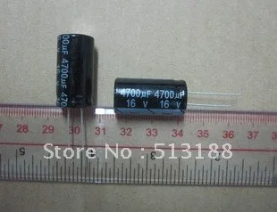 

200pcs/lot 16V 4700uF Electrolytic Capacitor Radial and Low Esr