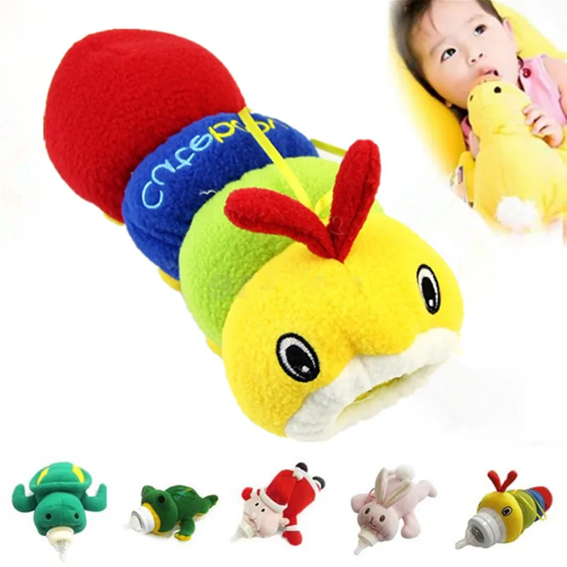 

Baby Feeding Bottle Insulation Cover Milk Bottle Holder Feeder Thermal Bag Warmer Cartoon Animal Plush Toy Baby Keep Warm Holder
