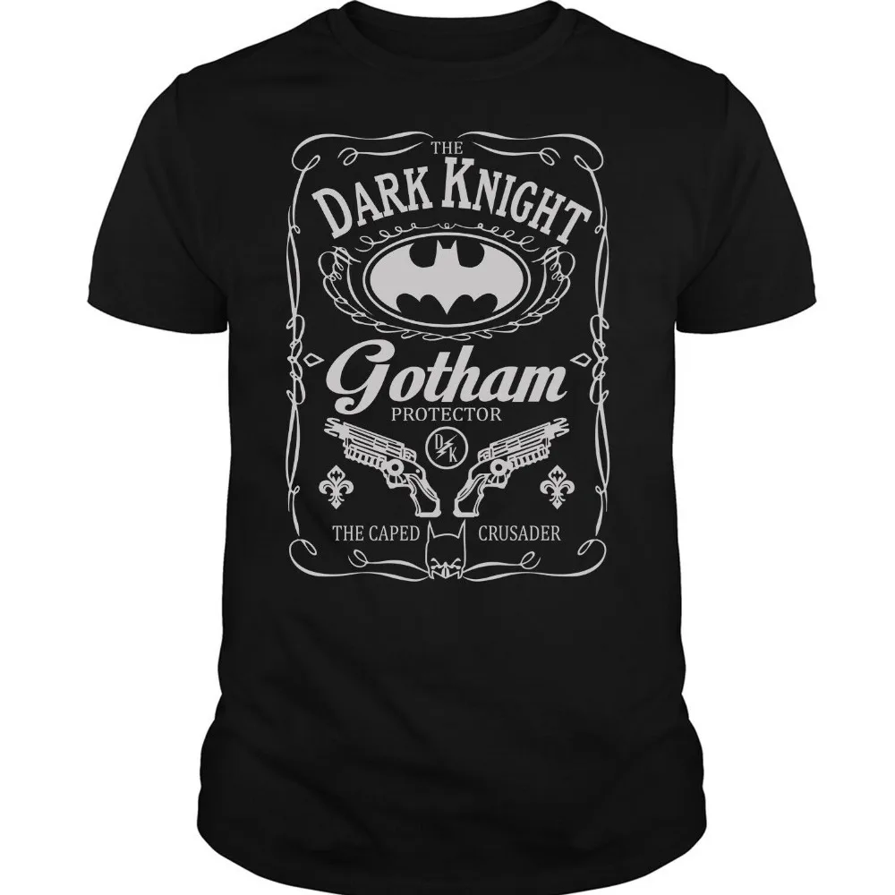 Gotham Protector T Shirt The Dark Knight New Cotton Leisure Fashion Brand Abbigliamento Hip Hop Brand Man Casual T-Shirt