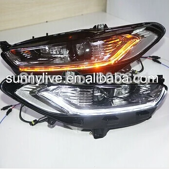 Для FORD Fusion Titanium Mondeo фара Объектив проектора 2013-2014 год Doble Color SY | Автомобили и