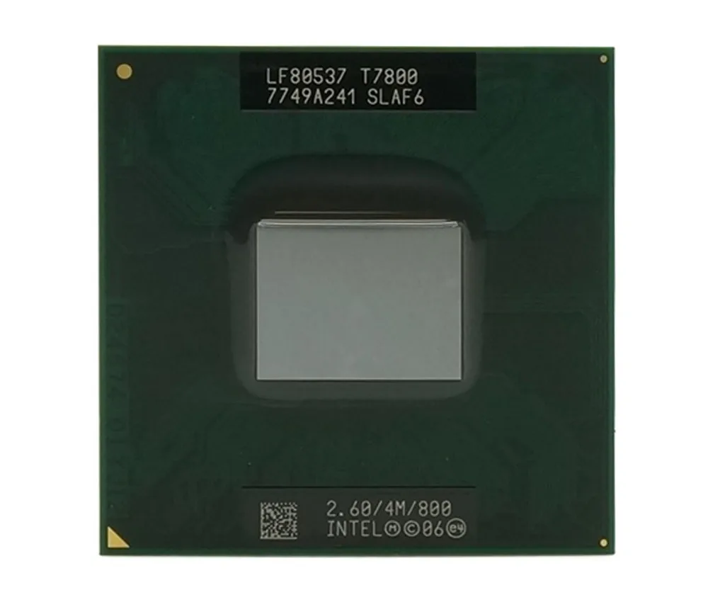 Intel Core Duo T7800 CPU(4M Cache,2.6GHz,800MHz FSB)Dual Core Laptop ...