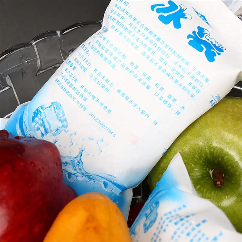 10 шт физическая холодная терапия охлаждающая упаковка сохраняющая свежесть многоразовая пластиковая сумка-холодильник для хранения продуктов для автомобиля ледяные гелевые пакеты кубики