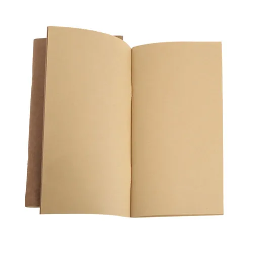 Новая записная книжка из крафт-бумаги, записная книжка в горошек, записная книжка-дневник, пустые страницы, Канцтовары Nov9 - Цвет: Kraft Paper notebook