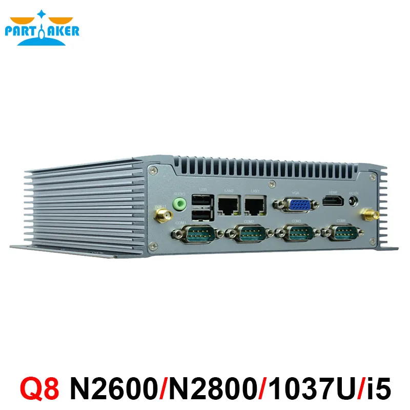 

Industrial PC Fanless Mini PC With Intel Atom N2600/Intel Atom N2800 2*Intel 82583V Gigabit Ethernet