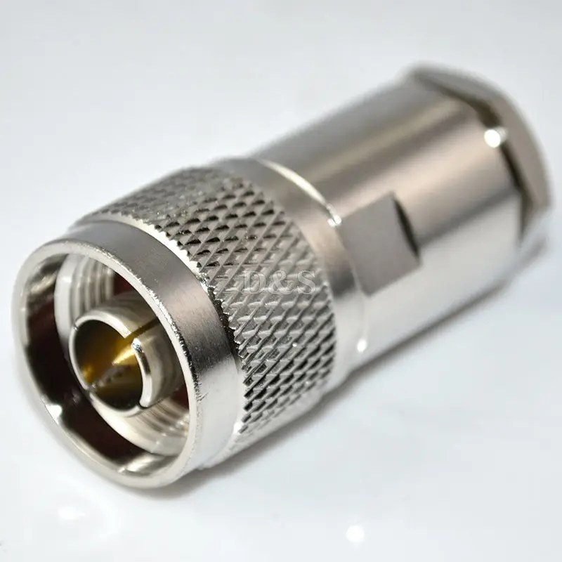 

N Male Plug Clamp Straight for RG8 RG165 RG213 LMR400 RF Coax Connector Adapter