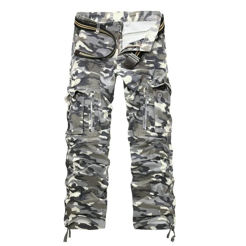 Новые военные брюки карго мужские камуфляжные тактические повседневные хлопковые брюки мужские панталоны Hombre