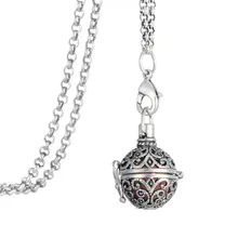 Gothic Style Vintage Metal Steampunk Necklaces Glow In Dark Carve Symmetrical Hollow Complicated Figure Magic Glowing Necklace