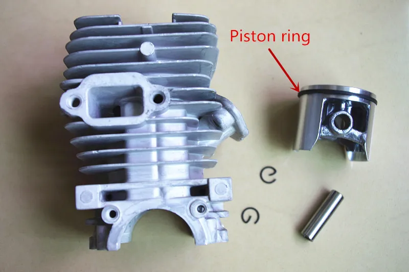 Цилиндр поршневой комплект 39 мм для эхо бензопилы CS-350T CS-350WES CS350TES CS-351 цилиндр цепной пилы+ поршень+ кольцо+ штифт+ зажим